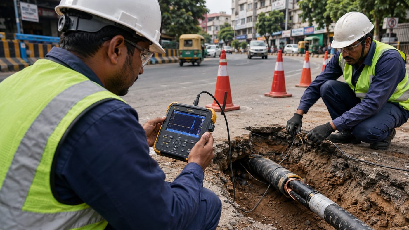 Cable Fault Locating — Tajalli Tech